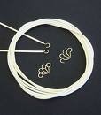 5m White Net Curtain Includes 8 Hooks & 8 Eyes FREE POSTAGE
