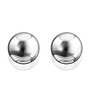 Silver Plated Ball Stud Earrings