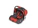 Kiddy 41160BS071 - Protect, Autokindersitz / Babyschale Gruppe 0+ (bis 13 kg), ab der Geburt bis ca. 15 Monate, rot / schwarz