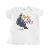 Boy’s White Infant T-Shirt with Pigeon Design