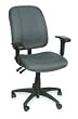 Dakota Designs 1FAL5 Operator Chair, 20 1/2 H In, Grey
