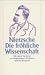 Die fröhliche Wissenschaft, Sonderausgabe (Taschenbuch)