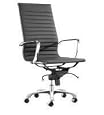 Lider Black High Back Office Chair by Zuo Modern