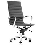 Lider Black High Back Office Chair by Zuo Modern