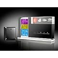 infactory Eleganter Wecker: 3D-Hologramm-Wetterprognose & Au�ensensor