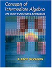 Concepts Of Intermediate Algebra: An Early Functions Approach