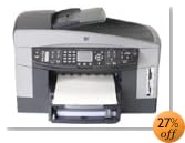 HP Officejet 7410 All-in-One - Multifunction ( color ) - ink-jet - copying (up to): 30 ppm (mono) / 20 ppm (color) - printing (up to): 30 ppm (mono) / 20 ppm (color) - 400 sheets - 33.6 Kbps - USB, 10/100 Base-TX, 802.11b, 802.11g
