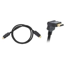 Pyle PHDMRT6 Horizontal Swivel HDMI Cable with Heavy Duty Fiber Shielding (6 feet, Black)