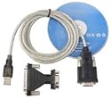 USB to Serial RS232 DB9 Adapter Cable 1 ft
