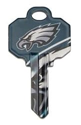 Philadelphia Eagles Schlage SC1 House Key