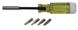 Techni Tool Magnetic Screw Driver 4 Slot Phil 5 Pc