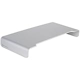 SilverStone Technology Aluminum Unibody Monitor / iMac Stand, Silver (MR01S)