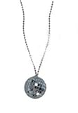IMAGE OF Silver Disco Balls With 30'' Chain Necklaces (1 dz)