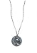 Silver Disco Balls With 30'' Chain Necklaces (1 dz)