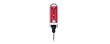 Korg Pitchjack Plug-In Gutar and Bass Tuner, Red