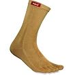Injinji Coolmax Teratsok Performance Liner Series NuBamboo (Natural Antibacterial Fiber) LIner Crew Socks Tan