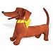 The World of H A Rey - Pretzel 14 Plush Dachsund Dog - Stuffed Animals