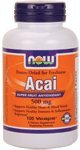 Acai Berry Fruit Capsules-Amazon Gold-Now With 1200 mg ea- Powerful Antioxidant