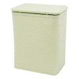 Wicker Hamper - with Interior Bag - Herbal Green