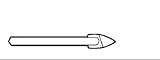 BOSCH TOOL GROUP-VERMONT AMER. 13301 VERMONT AMERICAN GLASS AND TILE DRILL BIT