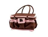  : Mini Accessory Tote - Brown & Pink