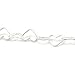 CL2630 - Bracelet en Argent Fin 925 Orn� de Coeurs par La Olivia Collection