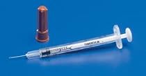 Monoject Rigid Pack Tuberculin Syringes - 1cc TB Syringe, 25 Gauge x 5/8" Needle - Qty of 100