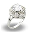 Women's Classic Line Clear CubicZirconia Special Plating Ring, Size: 5-10 Sterling Silver .925 Women's Classic Line Clear CubicZirconia Special Plating Ring, Size: 5-10 Sterling Silver .925