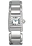 Cartier WE70069H Tankissime Silver Dial 18K White Gold Women's Watch