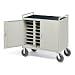 Bretford LAP24EFR-GM 24-Unit Welded Notebook Cart with 5 inch Casters