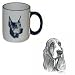 Basset Hound Country Mug, Porcelain by Rosalinde (12 oz.)