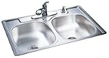 Kitchen Sink - SS 3-Hole 33 x 22