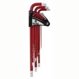 GreatNeck 17008 SAE Long Arm Hex Key Set, 9-Piece [並行輸入品]