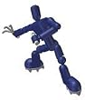 Stikfas G2 Generation 2 Alpha Male Action Figure Kit BLUE Ninja