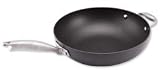 Anolon Titanium Non Stick Dishwasher Safe 12-Inch Open Stir Fry Pan with Helper Handle