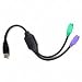 PPA 3435 USB to PS/2 Adaptor - Keyboard / mouse adapter - USB