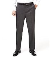 Big & Tall Straight Leg Flat Front Twill Trousers