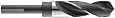 Drill America. DWDRSD Black Oxide High Speed Steel Reduced Shank Drill Bit,  (33/64" - 1-1/2" by 64ths), Conventional 118 Degree Point