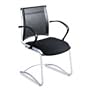 Tesi Collection Guest Chair, Black Nylon (SAF6601) Category: Guest and Side Chairs