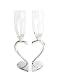 Interlocking Heart Stem Flutes