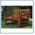All Things Cedar CG45 Cedar Glider - Assembled