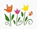 " I Love You" Garden Notecards