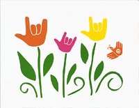 " I Love You" Garden Notecards