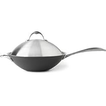 Calphalon One Infused Anodized 12-Inch Flat-Bottom Wok