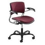 4300 Series Passive Ergonomic Mid Back Swivel Chair, Black Base, Lava Fabric (HON4313BE19T) Category: Metal Office Chairs