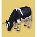 Toys : Papo - Black/White Grazing Cow