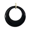 14k Gold & Black Onyx Pendant