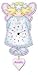 Personalised Angel Pendulum Wall Clock