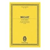 Konzert Nr. 19 F-Dur: Kr�nungs-Konzert I. KV 459. Klavier und Orchester. Studienpartitur. (Eulenburg Studienpartituren)von "Wolfgang Amadeus Mozart"