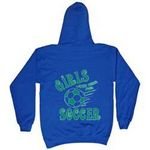 Girls Just Wanna Play Soccer Hooded Sweatshirt-Adult - Shirts
